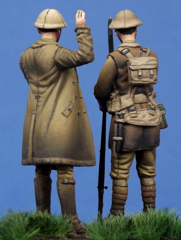 1/35 一战英国军官与士兵