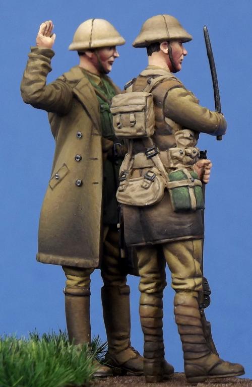 1/35 一战英国军官与士兵