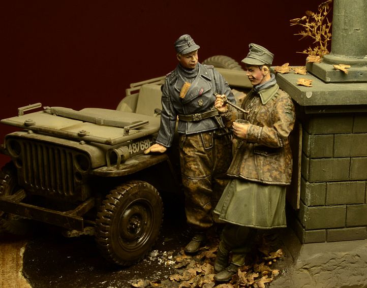 1/35 二战德国武装党卫军士兵组"阿登战线1944年"