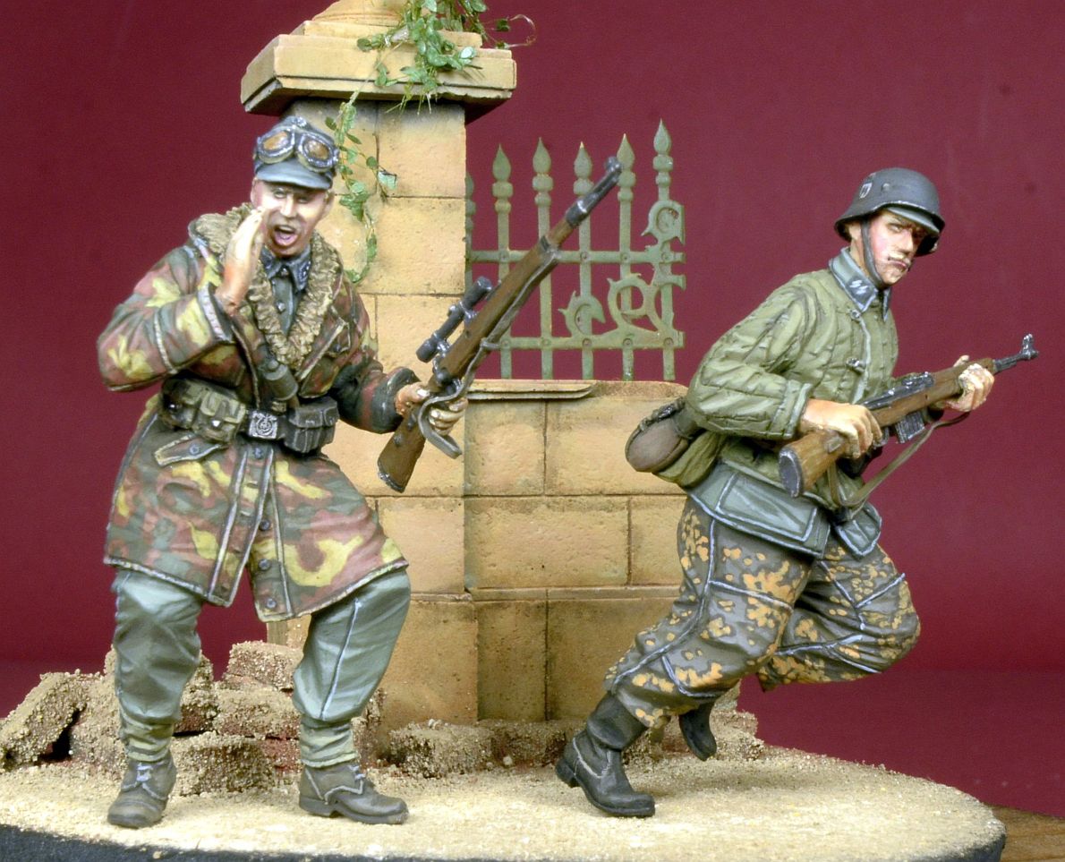 1/35 二战德国武装党卫军步兵组 - 点击图像关闭