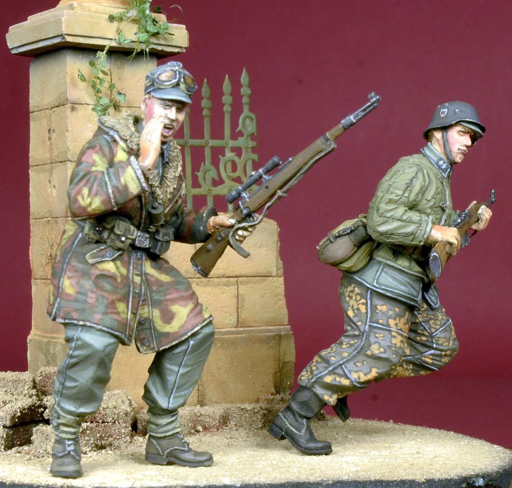 1/35 二战德国武装党卫军步兵组 - 点击图像关闭