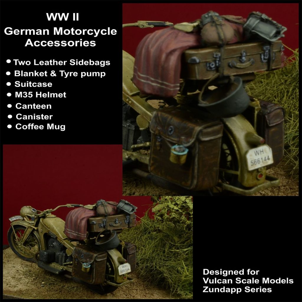1/35 二战德国摩托车配件 - 点击图像关闭
