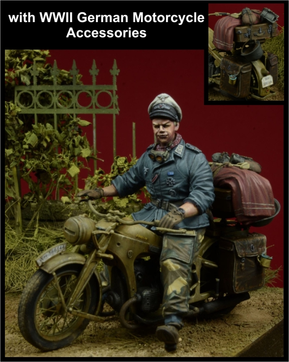 1/35 二战德国摩托骑兵(带配件)"赫尔曼戈林装甲师"