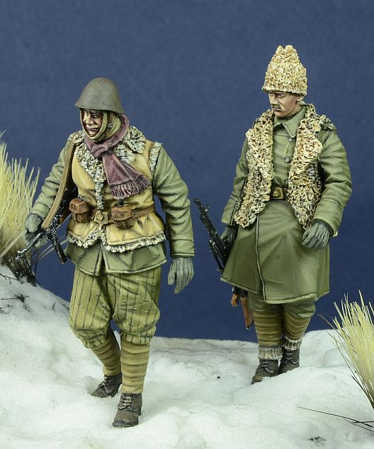 1/35 二战罗马尼亚步兵组"1941-44年冬季" - 点击图像关闭