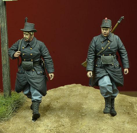 1/35 一战比利时步兵组
