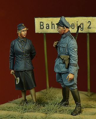 1/35 二战德国铁路警察与女助理1939-45年 - 点击图像关闭