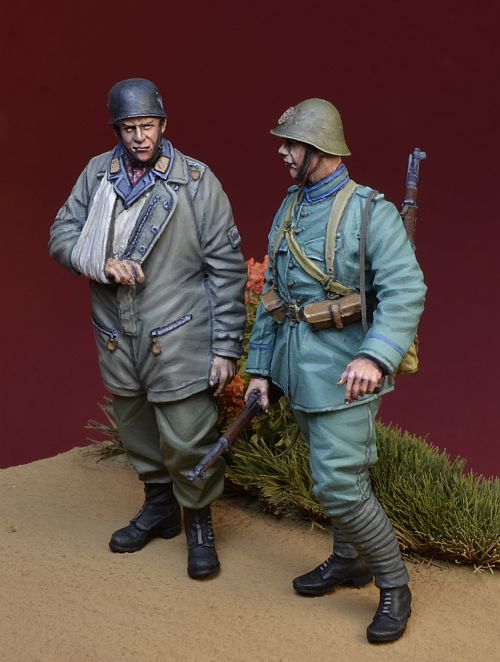 1/35 二战荷兰步兵与德国伞兵