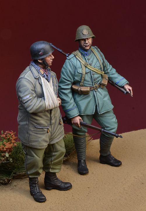 1/35 二战荷兰步兵与德国伞兵 - 点击图像关闭