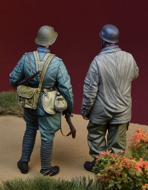 1/35 二战荷兰步兵与德国伞兵