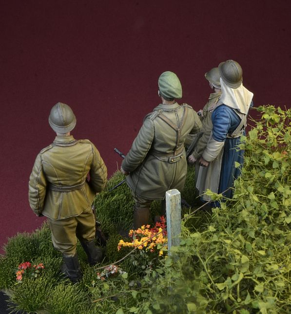 1/35 二战比利时步兵与护士与英国士兵"比利时1940年" - 点击图像关闭