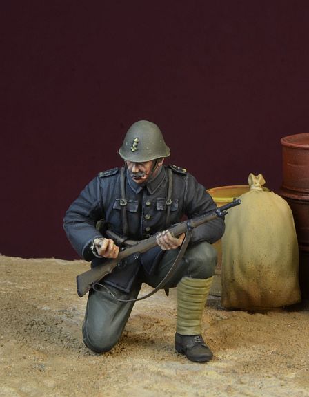 1/35 二战荷兰陆军黑魔鬼步兵(1)"鹿特丹1940年"