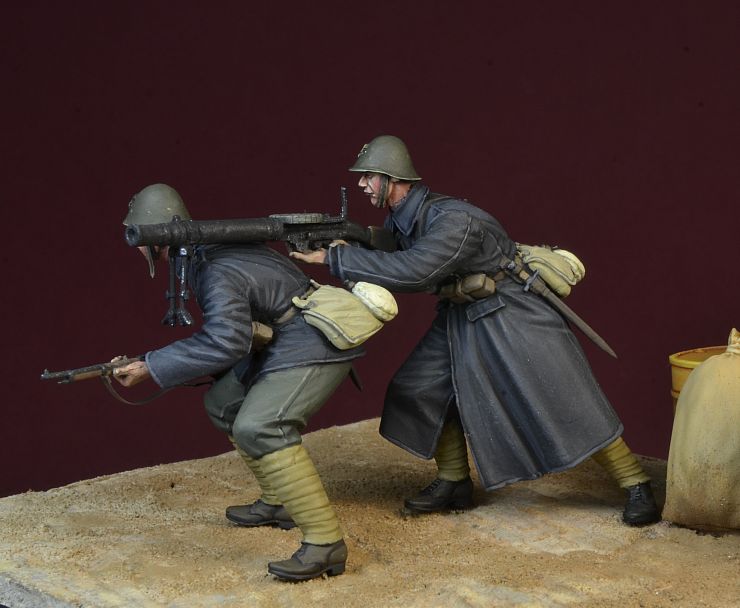 1/35 二战荷兰陆军黑魔鬼士兵组"鹿特丹1940年"