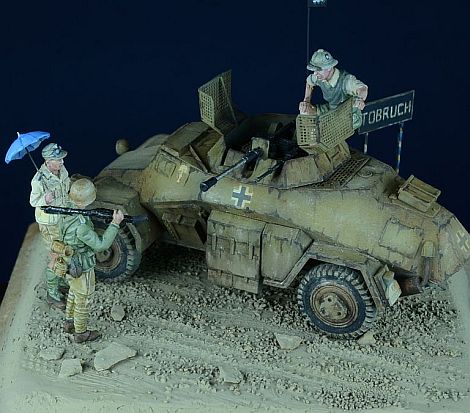 1/72 二战德国非洲军团步兵组 - 点击图像关闭