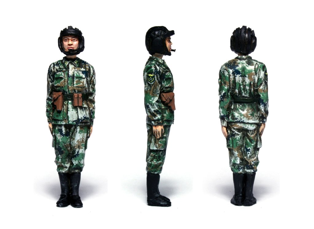 1/35 现代中国陆军坦克乘员组(2) - 点击图像关闭