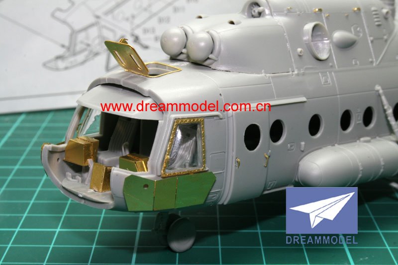 1/72 Mi-17 河马通用直升机改造蚀刻片(配Hobby Boss Mi-17/8MT)