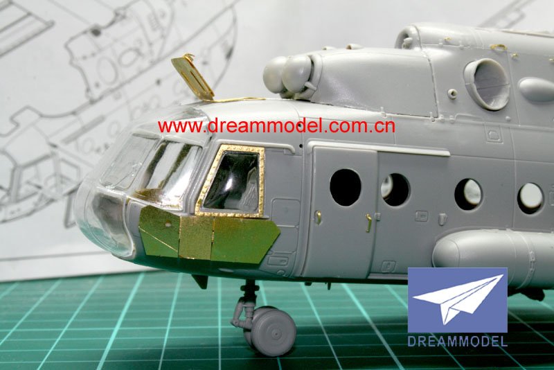 1/72 Mi-17 河马通用直升机改造蚀刻片(配Hobby Boss Mi-17/8MT) - 点击图像关闭