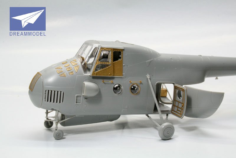 1/72 Mi-4 猎犬直升机改造蚀刻片(配Hobby Boss)