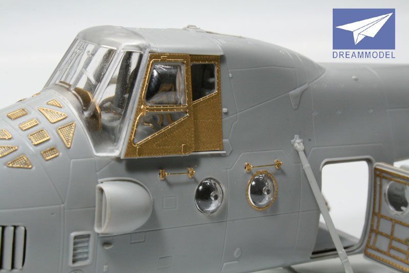 1/72 Mi-4 猎犬直升机改造蚀刻片(配Hobby Boss)