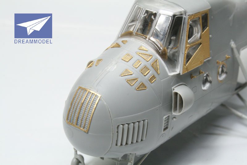 1/72 Mi-4 猎犬直升机改造蚀刻片(配Hobby Boss)