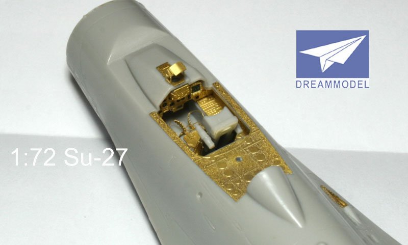 1/72 Su-27 侧卫战斗机改造蚀刻片(配长谷川)