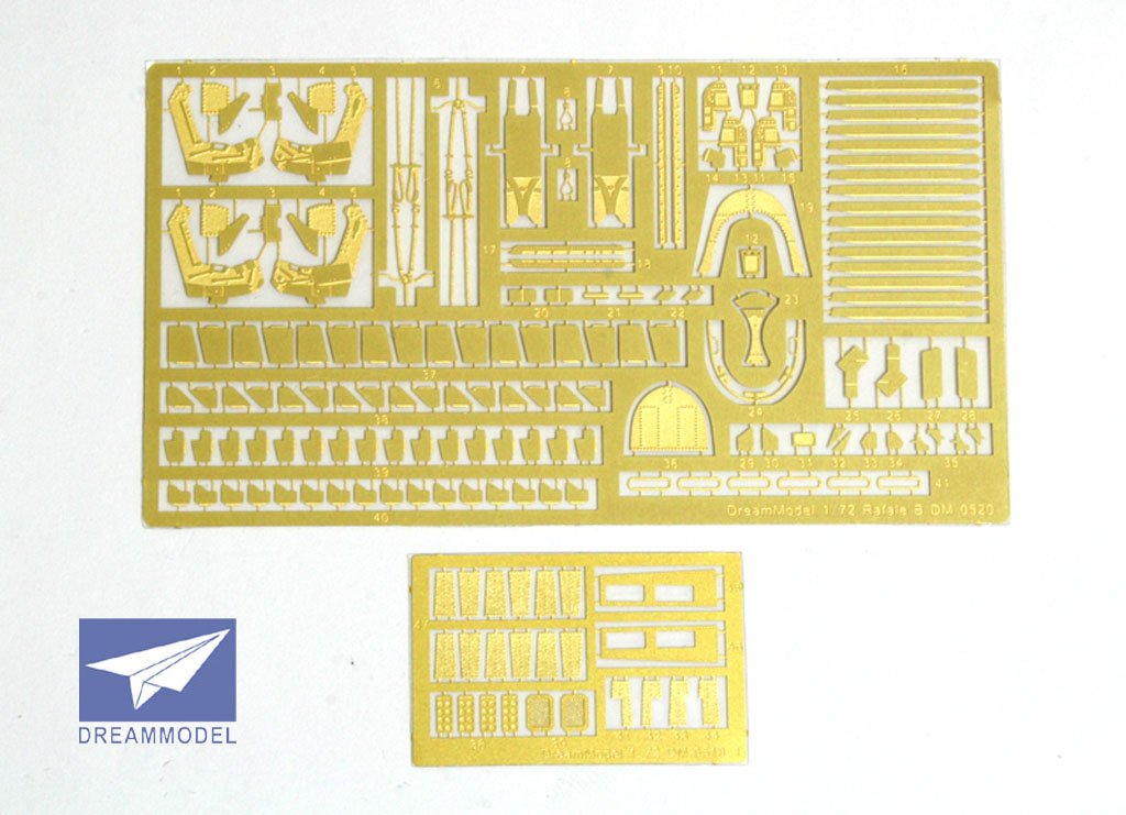 1/72 阵风战斗机B型改造蚀刻片(配Hobby Boss)