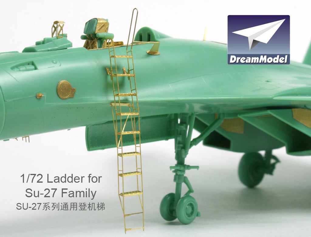 1/72 Su-27 侧卫战斗机登机梯改造蚀刻片(配长谷川)