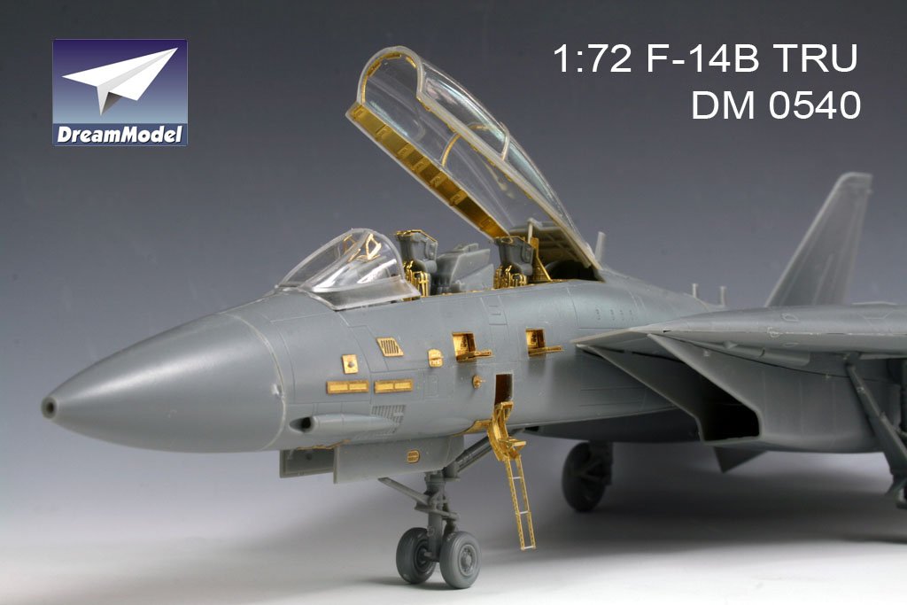 1/72 F-14B 雄猫战斗机改造蚀刻片(配Hobby Boss)