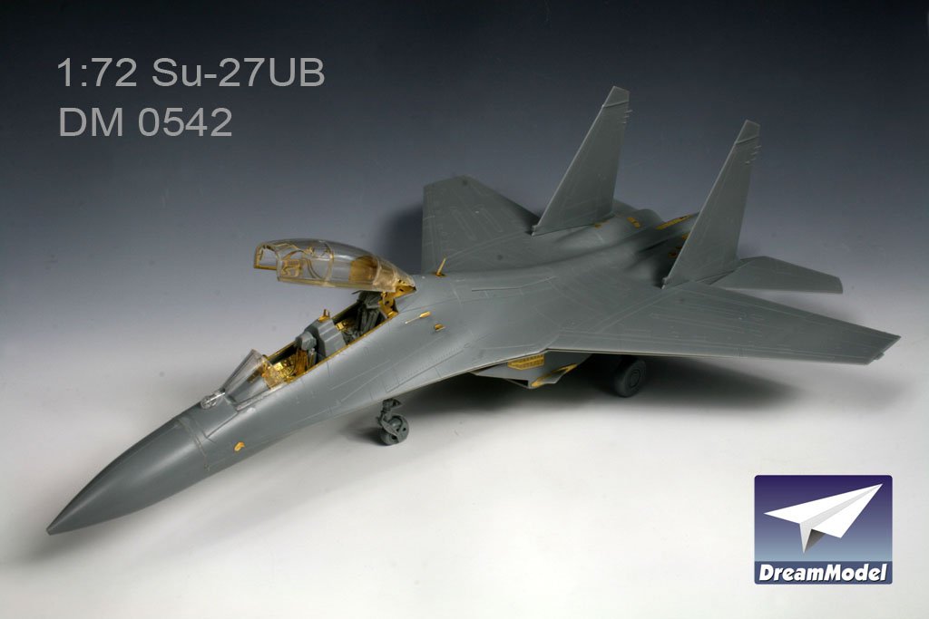 1/72 Su-27UB 侧卫战斗机改造蚀刻片(配小号手)