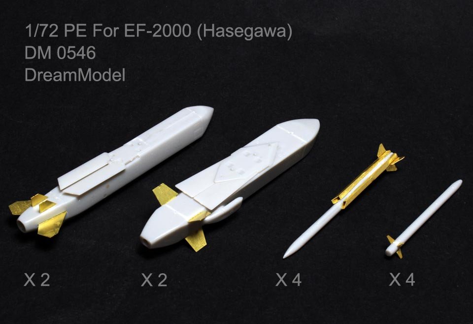 1/72 EF-2000 台风战斗机改造蚀刻片(配长谷川)