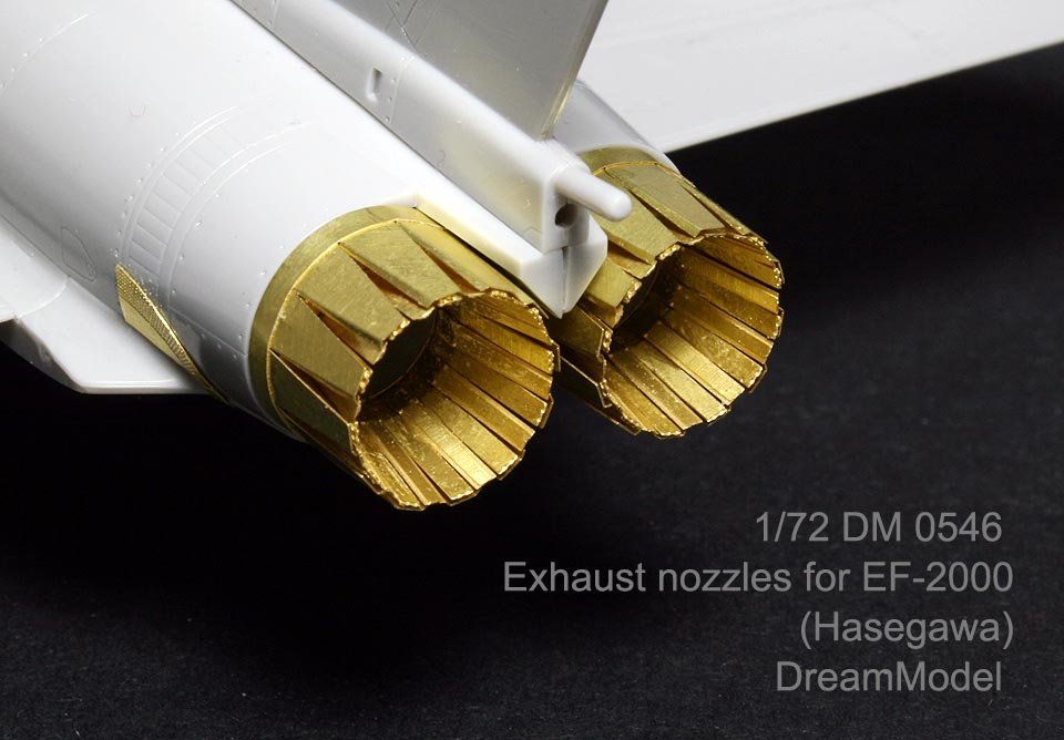 1/72 EF-2000 台风战斗机尾喷改造蚀刻片(配长谷川)
