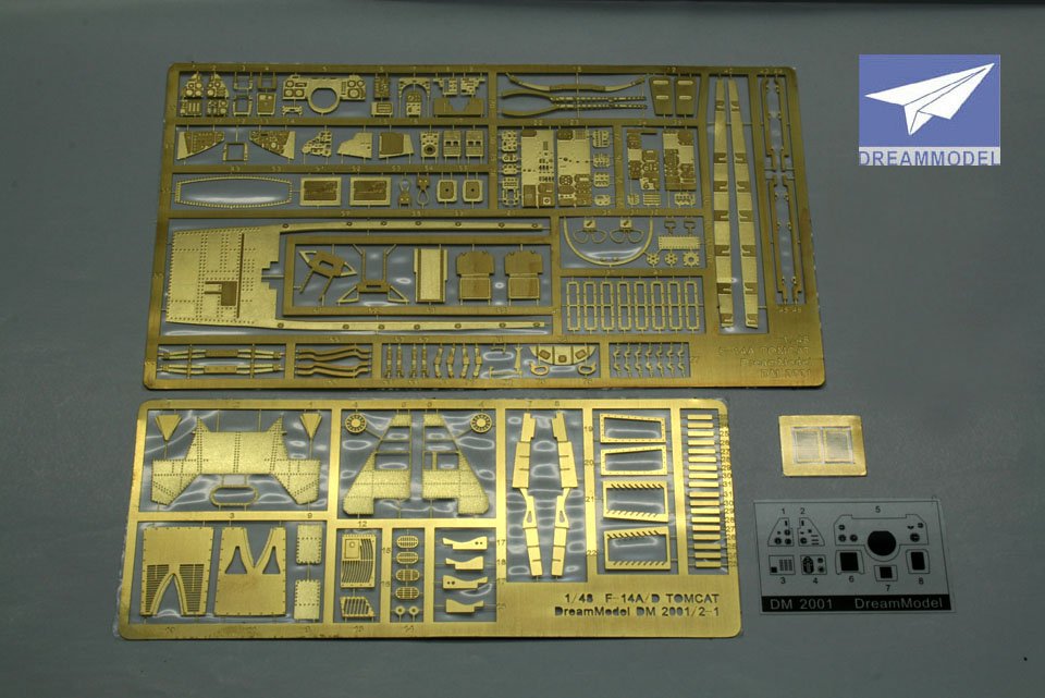 1/48 F-14A 雄猫战斗机改造蚀刻片豪华版(配长谷川)