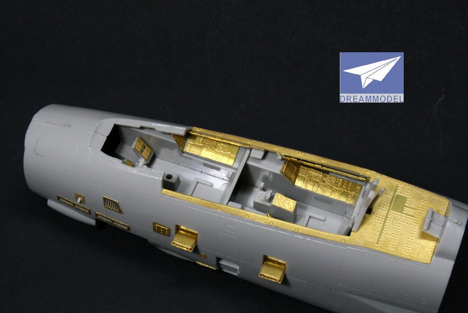 1/48 F-14A 雄猫战斗机改造蚀刻片豪华版(配长谷川)