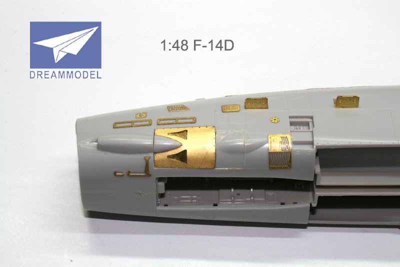 1/48 F-14D 雄猫战斗机改造蚀刻片豪华版(配长谷川) - 点击图像关闭