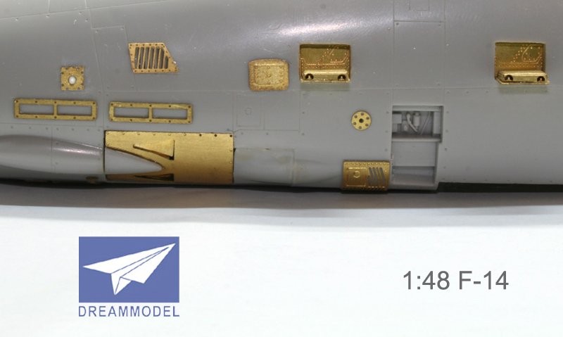 1/48 F-14D 雄猫战斗机改造蚀刻片豪华版(配长谷川) - 点击图像关闭