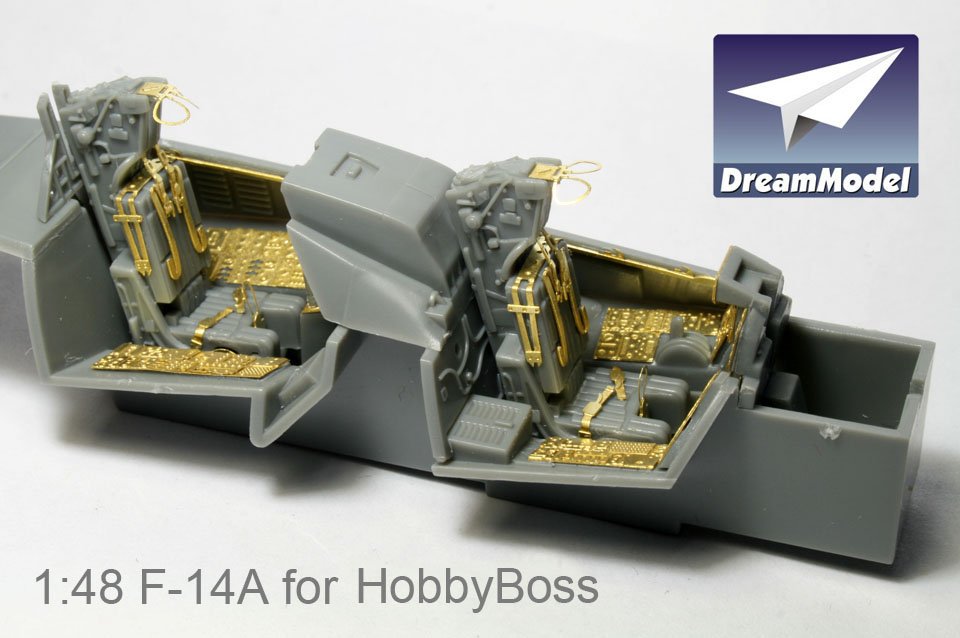 1/48 F-14A 雄猫战斗机改造蚀刻片(配小号手)