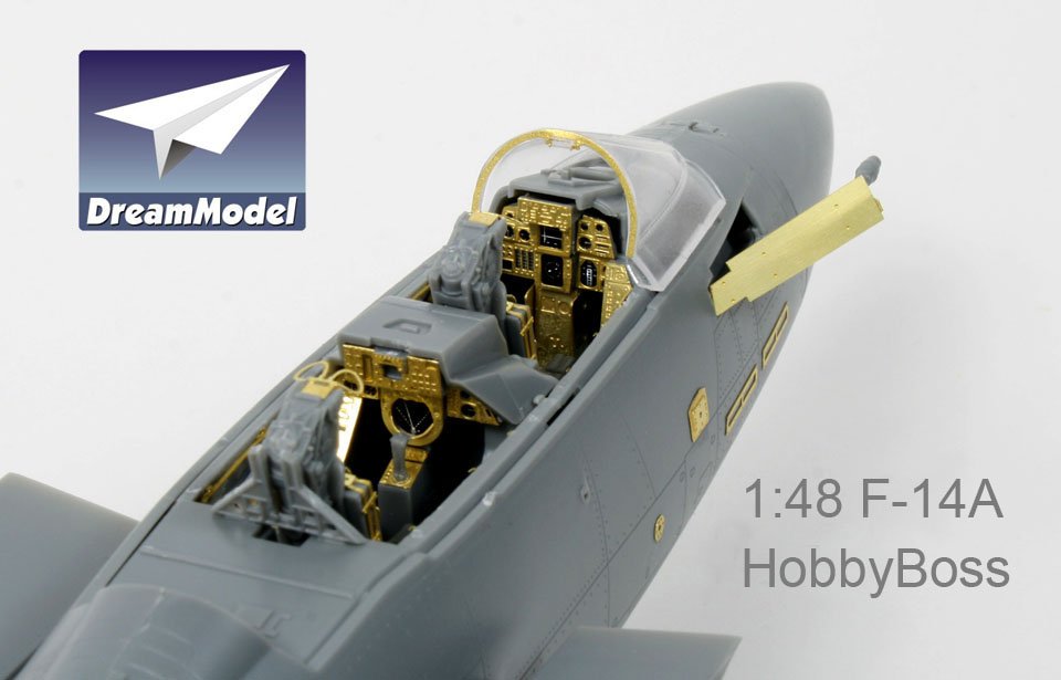 1/48 F-14A 雄猫战斗机改造蚀刻片(配小号手)