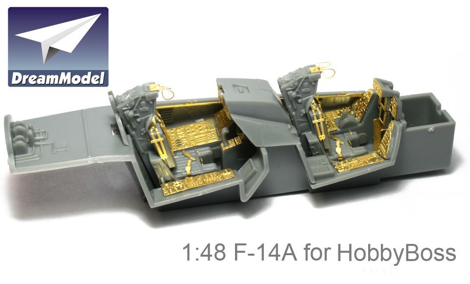 1/48 F-14A 雄猫战斗机改造蚀刻片(配小号手)