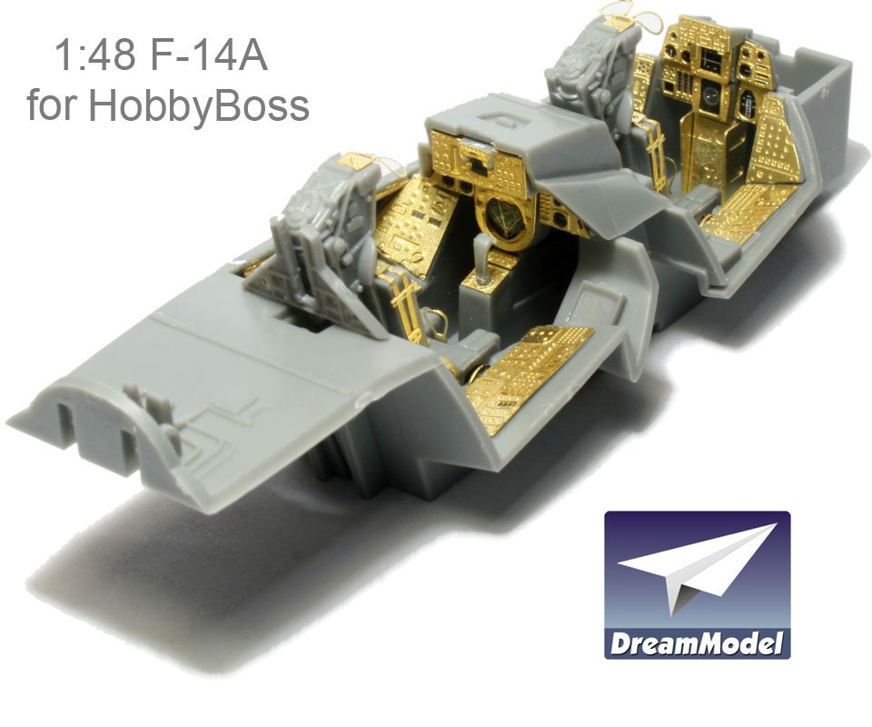 1/48 F-14A 雄猫战斗机改造蚀刻片(配小号手)