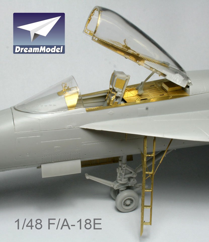 1/48 F/A-18E 超级大黄蜂战斗机改造蚀刻片(配长谷川)