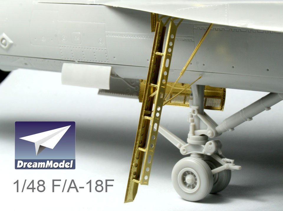 1/48 F/A-18F 超级大黄蜂战斗机改造蚀刻片(配长谷川)