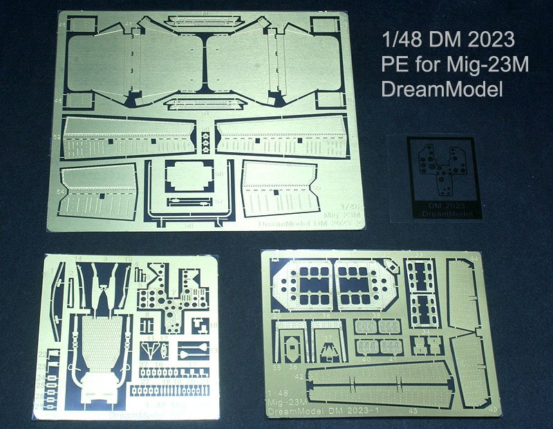 1/48 MiG-23 鞭挞者战斗机改造蚀刻片(配小号手)