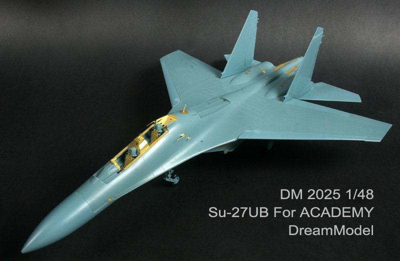 1/48 Su-27UB 侧卫战斗机改造蚀刻片(配爱德美)