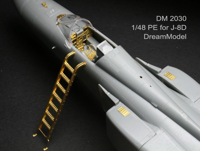 1/48 J-8D 歼-8长须鲸战斗机改造蚀刻片(配小号手)