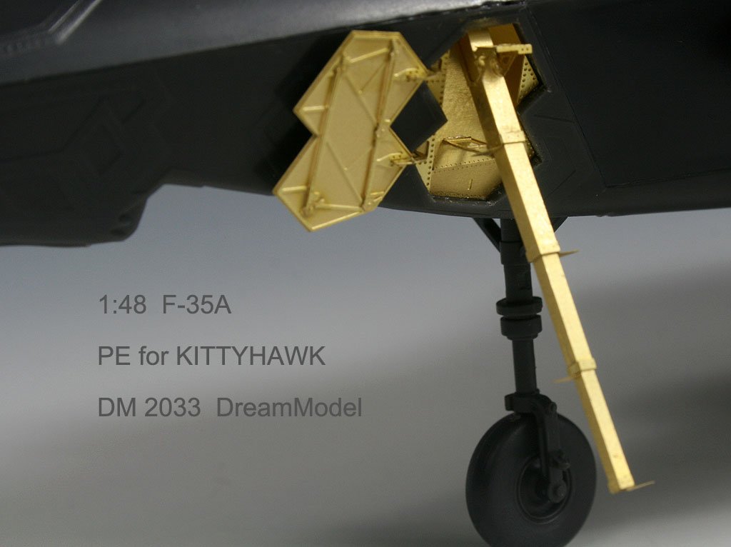 1/48 F-35A 雷电II战斗机改造蚀刻片(配Kitty Hawk) - 点击图像关闭