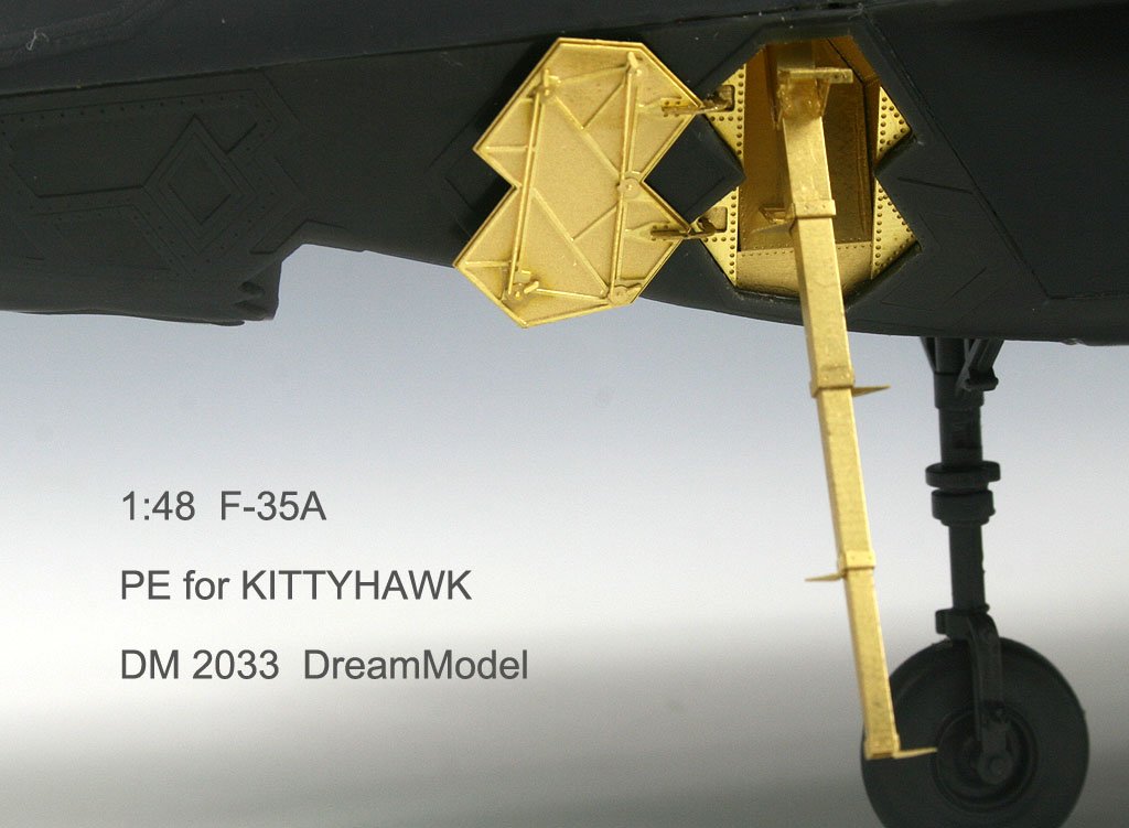 1/48 F-35A 雷电II战斗机改造蚀刻片(配Kitty Hawk) - 点击图像关闭