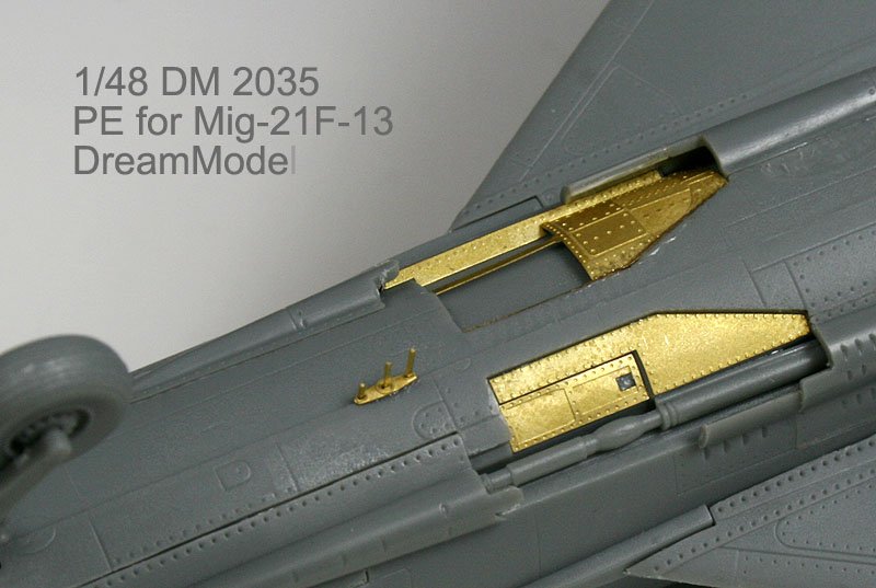 1/48 MiG-21F-13 鱼窝战斗机改造蚀刻片(配小号手)