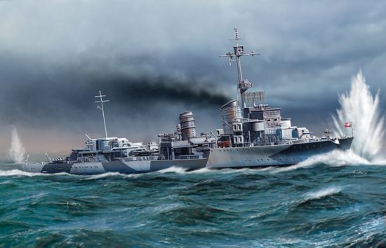 1/35 二战德国 Z-26 驱逐舰 1/35 二战德国 Z-26 驱逐舰