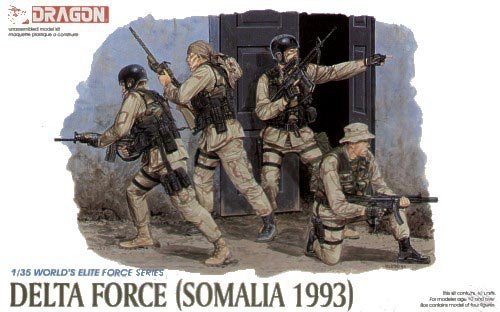 1/35 现代美国三角洲特种部队"索马里1993年" - 点击图像关闭