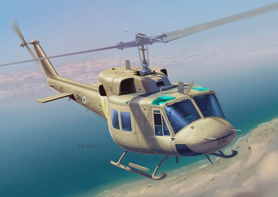 1/35 现代以色列 UH-1N 休伊中型通用直升机