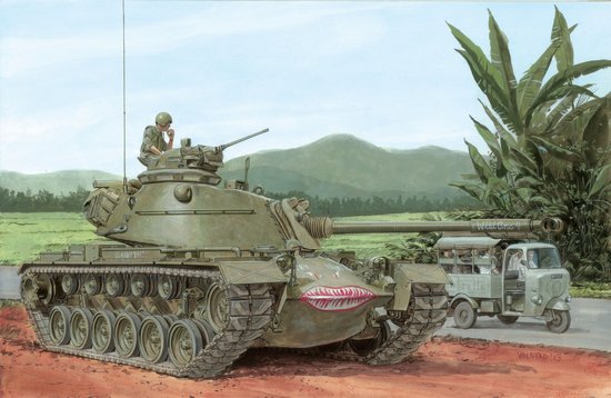 1/35 现代美国 M48A3 巴顿主战坦克B型